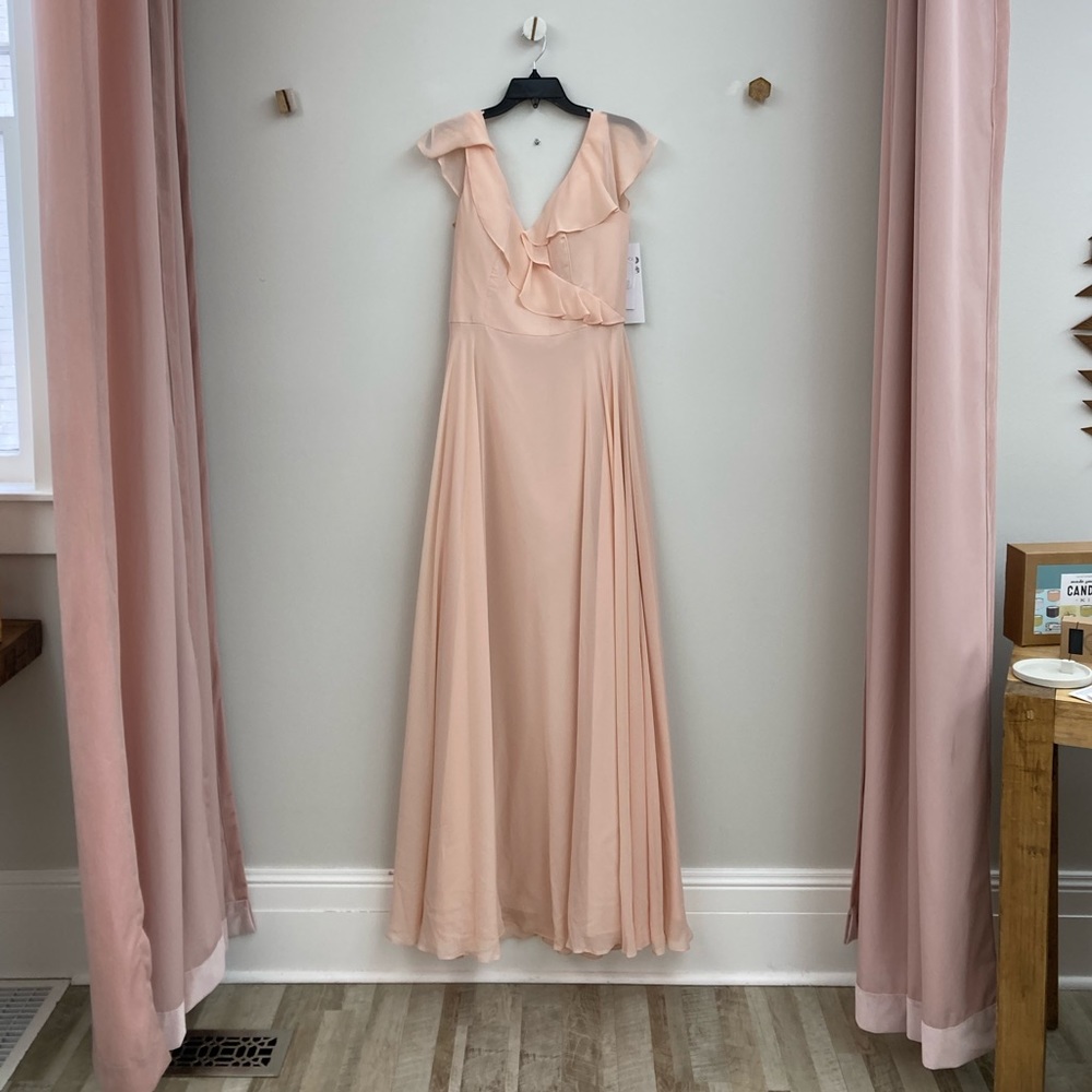 Hayley Paige peachie special occasion dress size 14